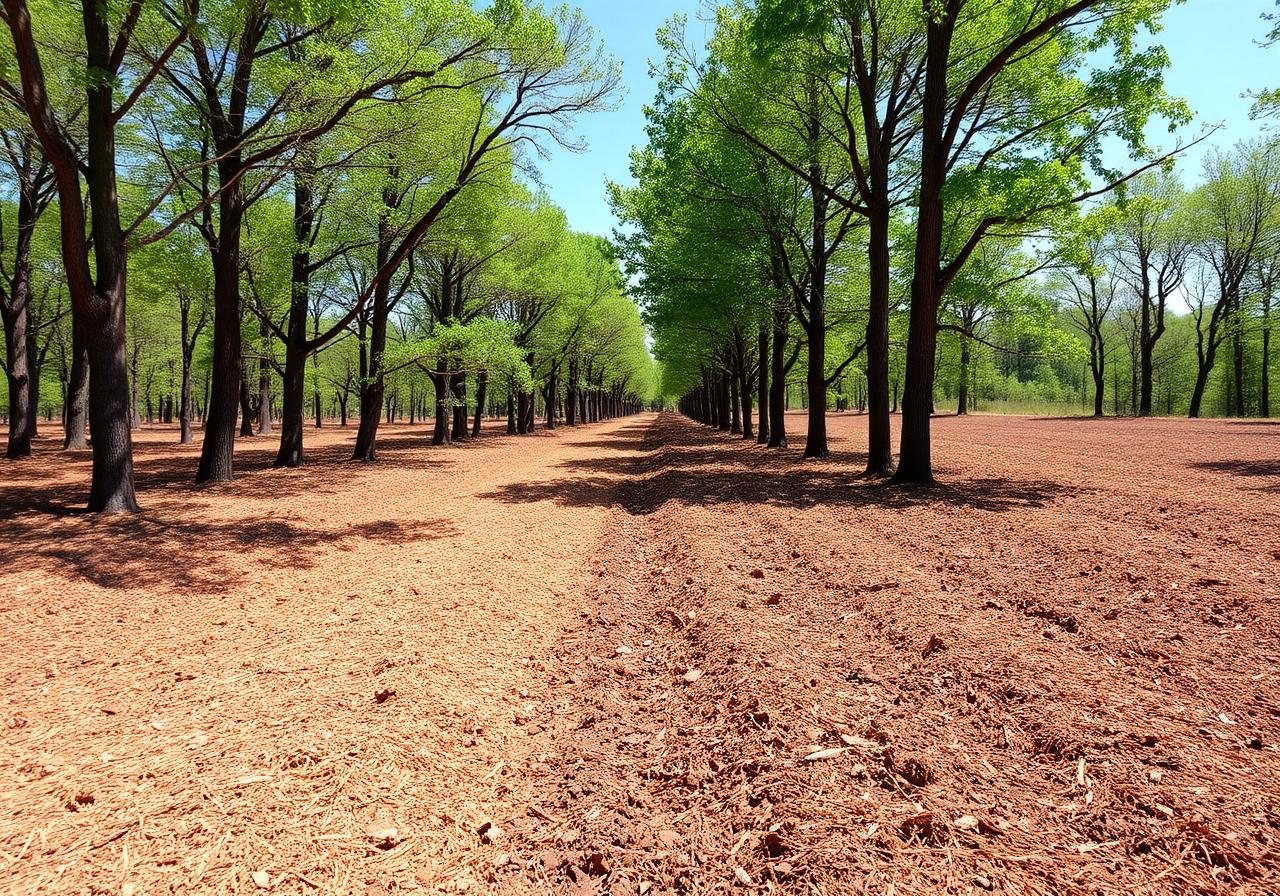 After: Cleared, mulched, ready to use